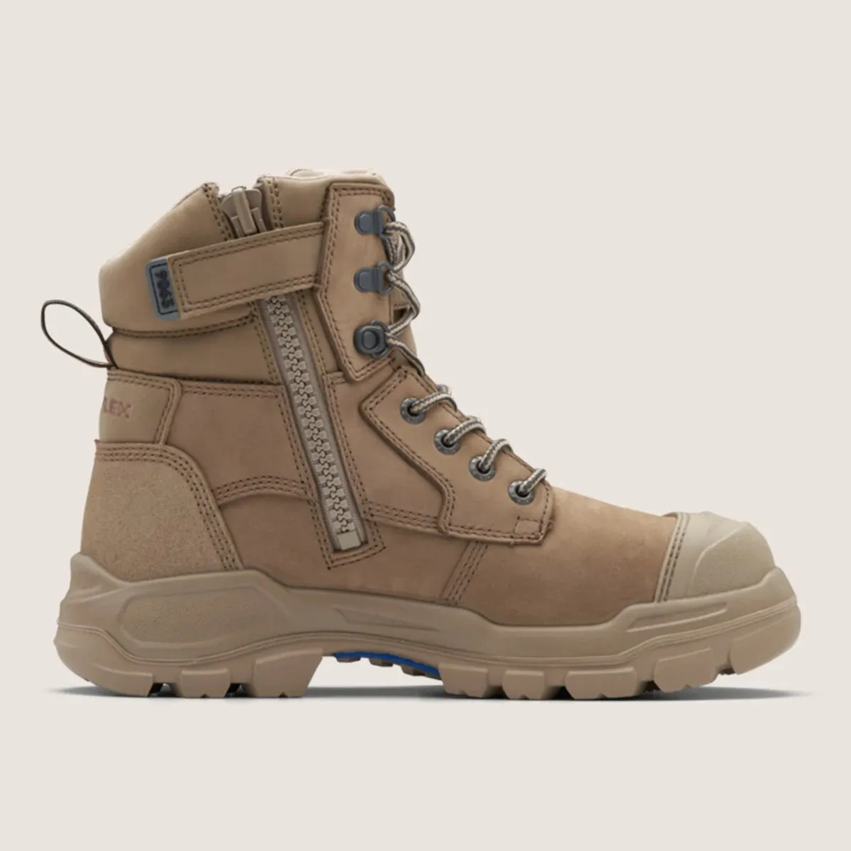 Blundstone 9063 Rotoflex - Stone - Unisex - Zip Side - Image 2