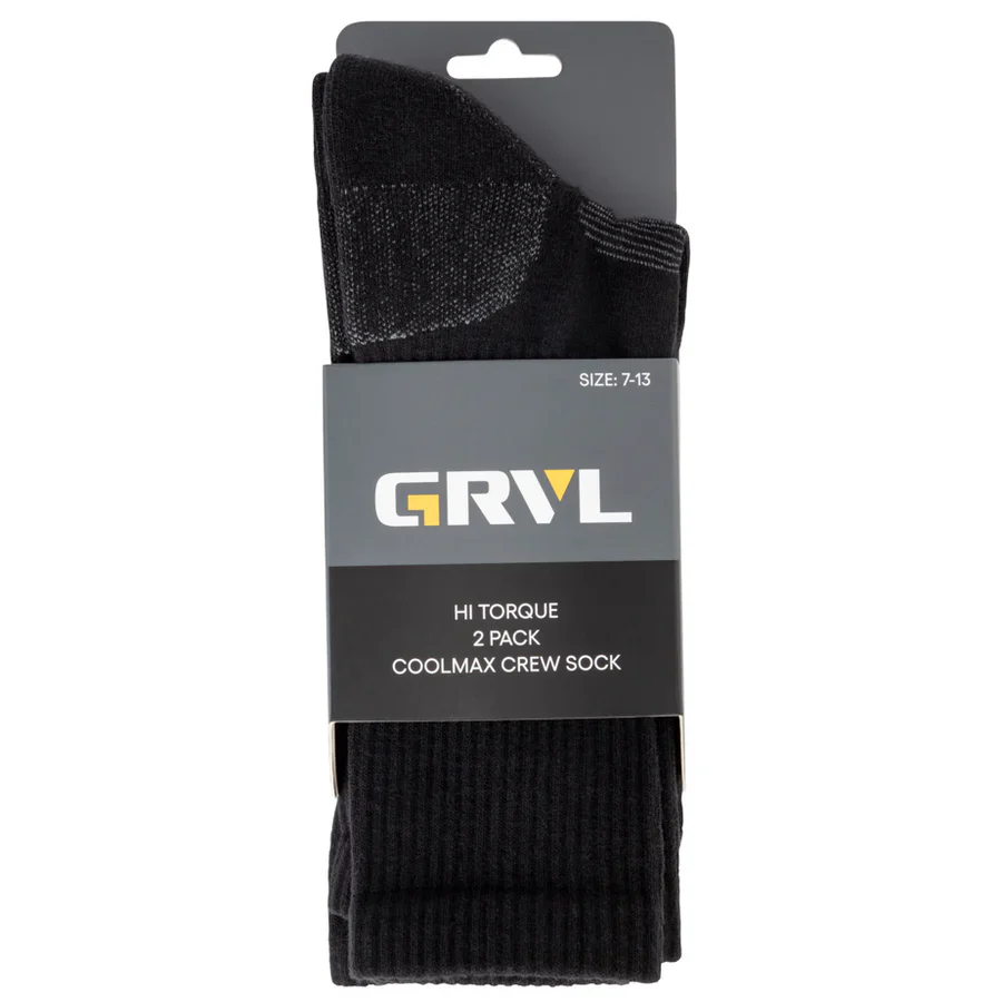 GRVL Socks - Hi Torque Coolmax 2 Pack - Image 3